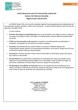 Centre Ressources pour les Intervenants auprès des Auteurs de