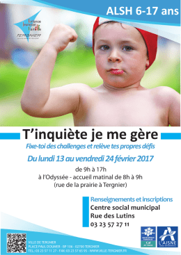 ALSH 6-17 ans - Ville Tergnier