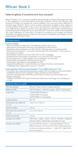 IRIScan&trade; Book 5