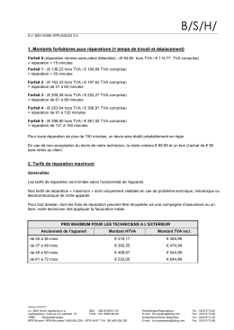 BSH Home Appliances sa / nv