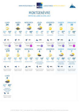 montgenèvre - Meteo Consult