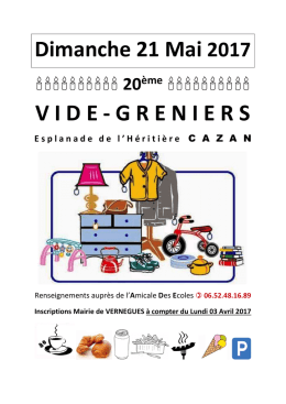 vide - greniers