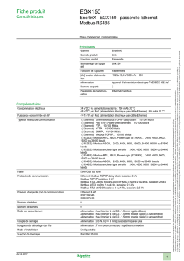 T&eacute;l&eacute;charger la fiche technique du produit EGX150