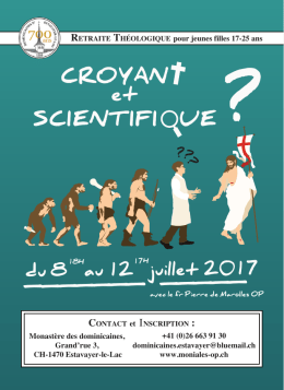 retraite de jeunes filles 17-25 ans