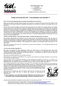 Alors que la concertation dans le cadre de la refondation de l`&eacute;cole