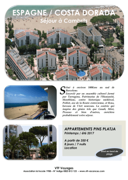 Appartements "Pins Platja"