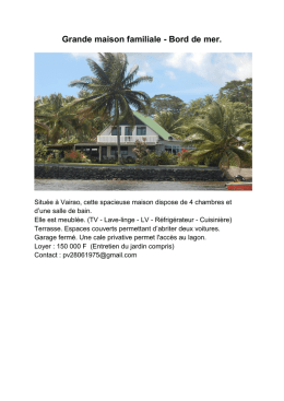 Grande maison familiale - Bord de mer.