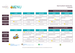 Menus semaines 15 et 16