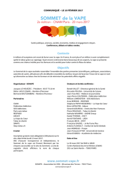 Communiqu&eacute; de presse du 10 f&eacute;vrier 2017