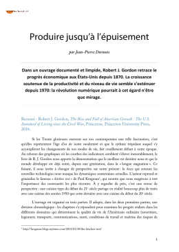 Produire jusqu`&agrave; l`&eacute;puisement