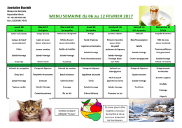 menus residents du 6 au 12 fevrier 2017