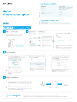 Guide d`installation rapide - TP-Link