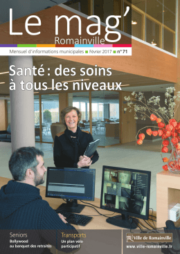 Magazine f&eacute;vrier 2017 - Ville de Romainville