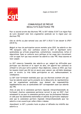 2017 02 03 Communiqu&eacute; de presse &ndash; r&eacute;gion Pays de la Loire