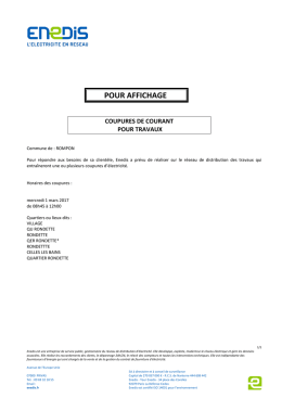 pour affichage
