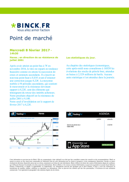 Point de march&eacute;