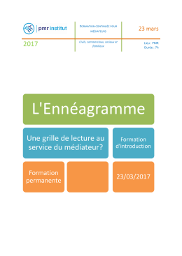 L`Enn&eacute;agramme