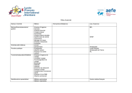 Pôles d`activité - Ambassade de France au Laos