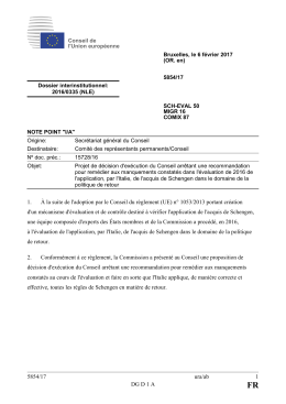 5854/17 ura/ab 1 DG D 1 A 1. À la suite de l`adoption par le Conseil