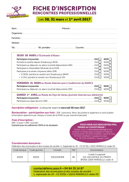 fiche d`inscription