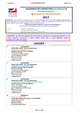 Expositions/Confirmations 2017