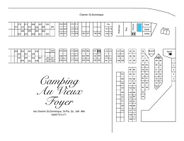 Plan du camping - Camping au vieux foyer de St-Pie