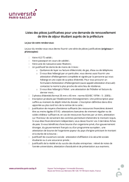 T&eacute;l&eacute;charger la liste des pi&egrave;ces justificatives