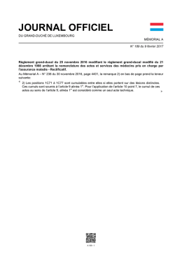 Journal officiel du Grand