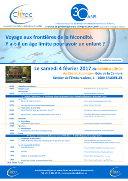 Voyage aux frontières de la fécondité. Y a-t-il un âge limite