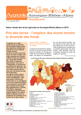 Analyses Auvergne-Rh&ocirc;ne-Alpes