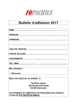 Adhesion 2017