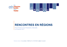 présentation faite lors de la conférence de presse