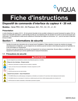 Fiche d`instructions
