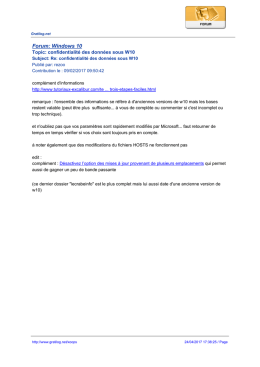 Forum: Windows 10