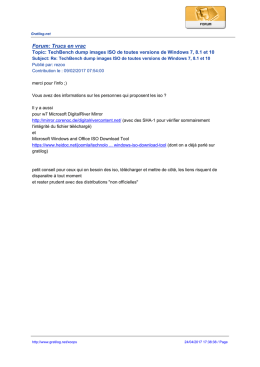 Forum: Trucs en vrac