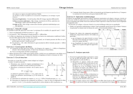 Filtrage linéaire - Sciences physiques en MPSI2 à LLG 2016-2017
