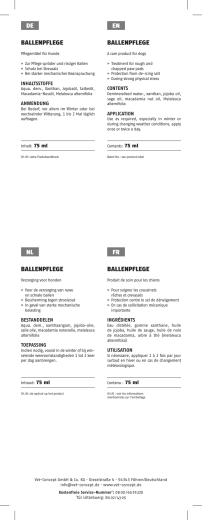 ballenpflege de en nl fr ballenpflege ballenpflege - Vet