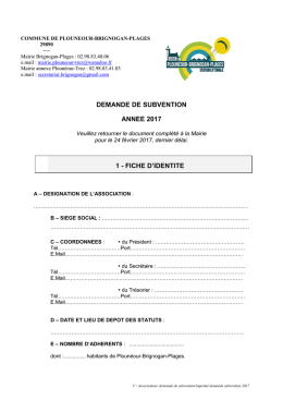 imprime demande subvention 2017 - Plounéour-Trez