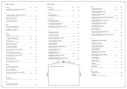 white wines red wines