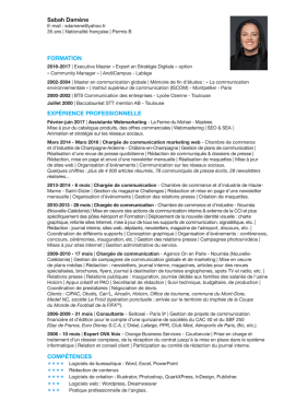 au format PDF - Sabah Damène