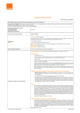 Livebox D&eacute;couverte