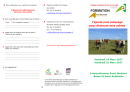 J`ajuste mon paturage pour diminuer mes achats