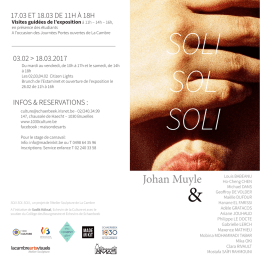 consulter le programme des animations