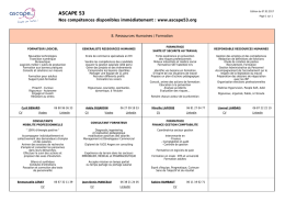 Ressources humaines