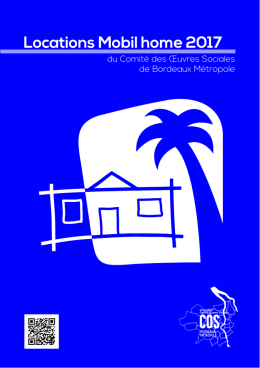 mobil home 2017 - Cos de Bordeaux Metropole