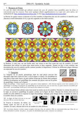 Le sujet du DM6