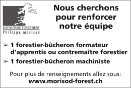 Nous cherchons pour renforcer notre &eacute;quipe