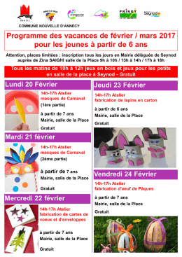 &agrave; partir de 7 ans