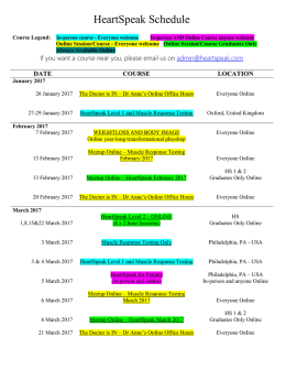 HeartSpeak Courses Press for more information