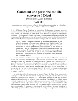 Comment une personne est